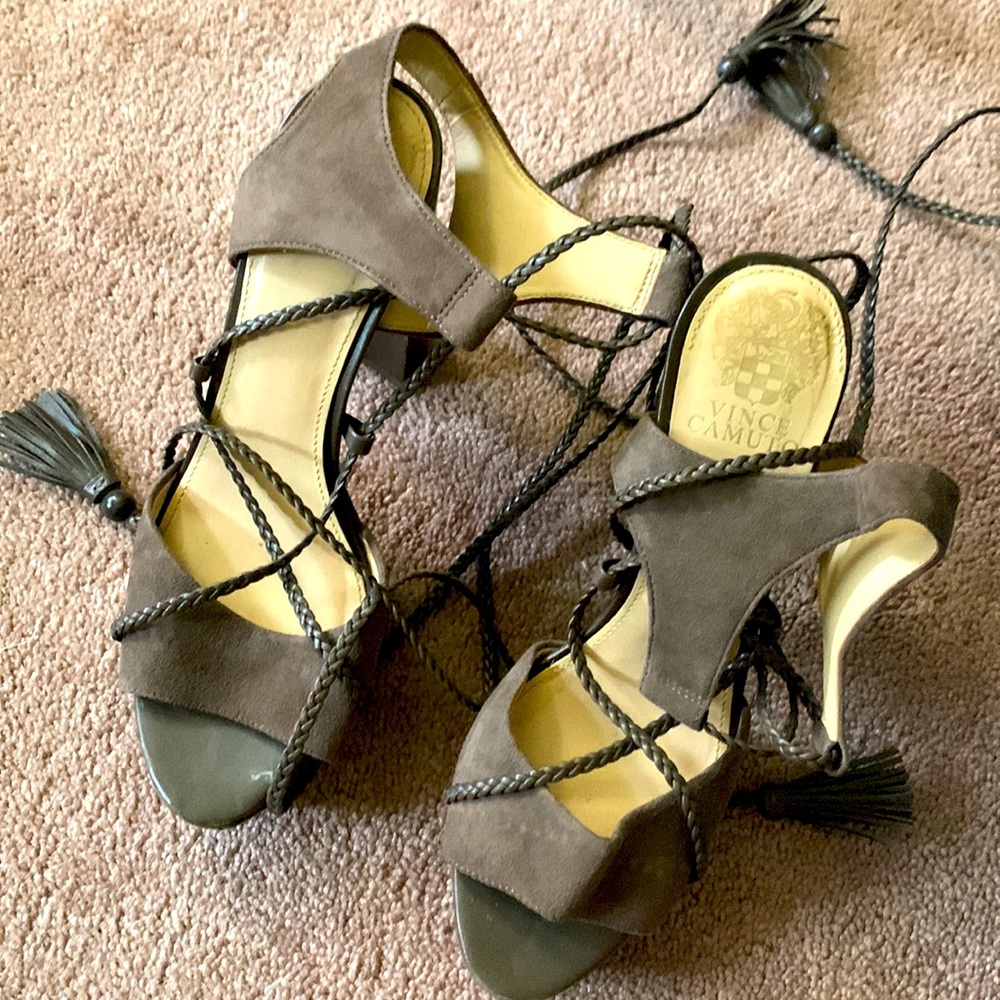 Vince Camuto greenhigh heels